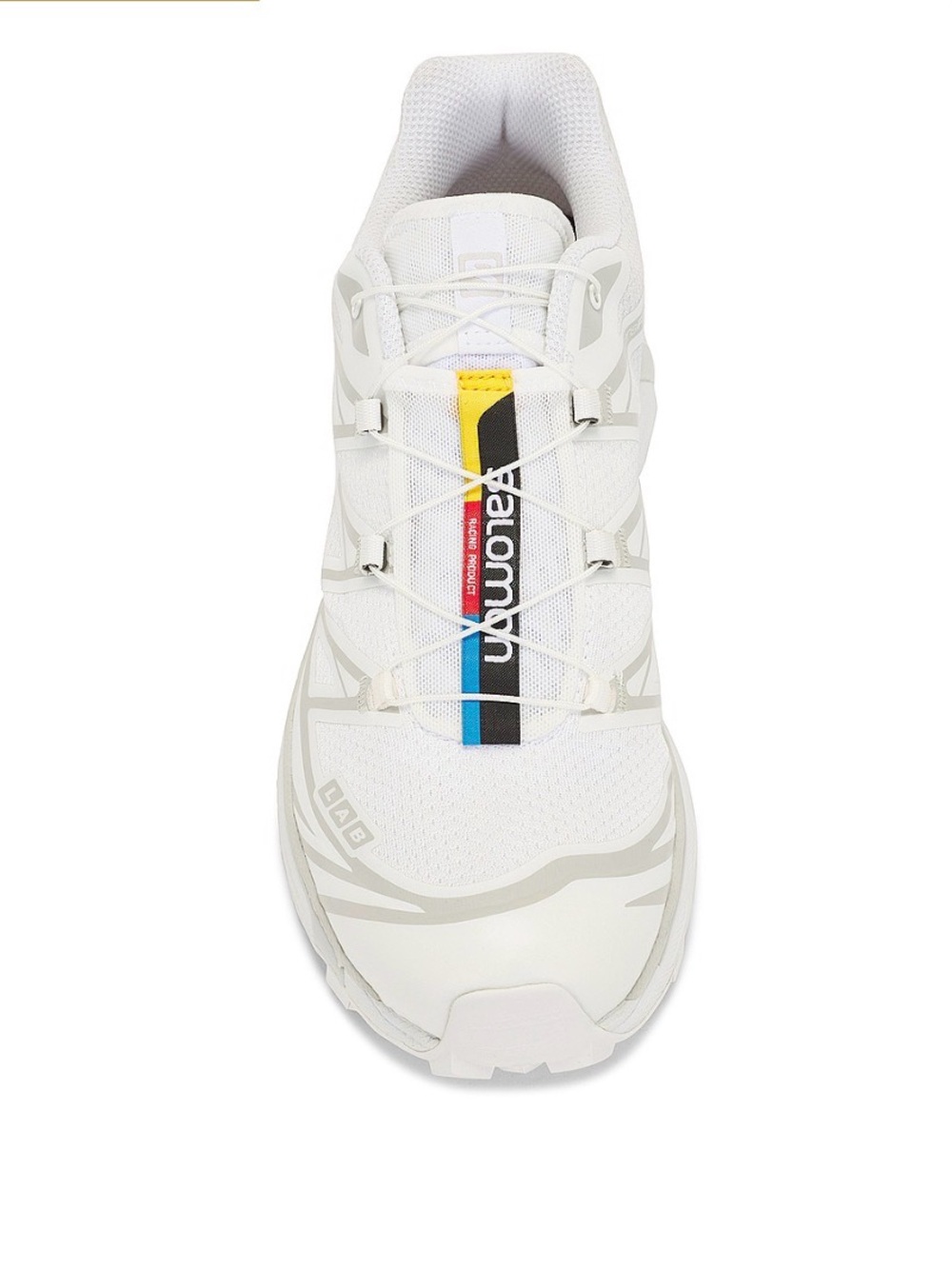 Salomon XT-6 Sneaker in White and Lunar Rock